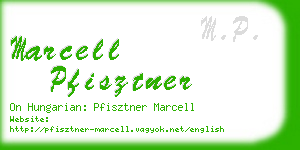 marcell pfisztner business card